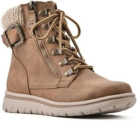 cliffs by white mountain womens hearty boot tanfabricsweater 95 m